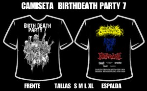 Camiseta Oficial Birthdeath Party VII $25000